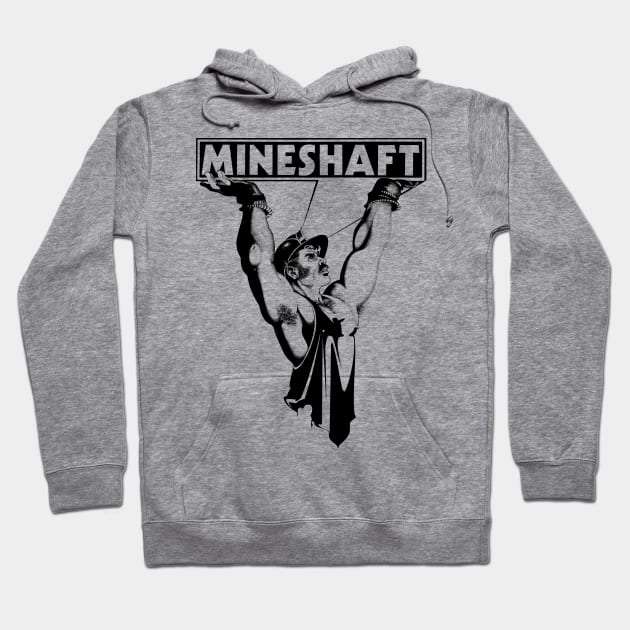 Mineshaft Vintage Retro Gay LGBT NYC New York 80s Leather Hoodie by WearingPride